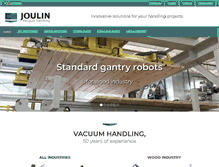 Tablet Screenshot of joulin.com